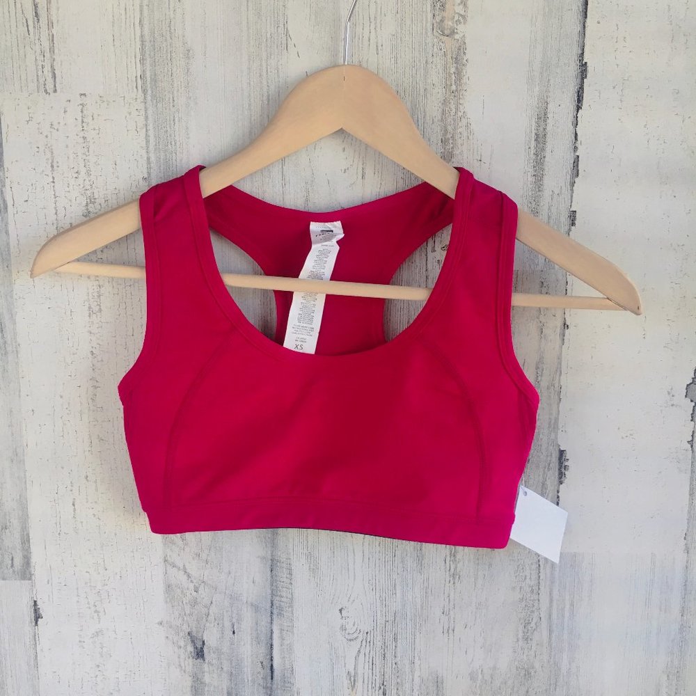 Fabletics Doon SportsBra Racerback Compression Red - Picture 1 of 6
